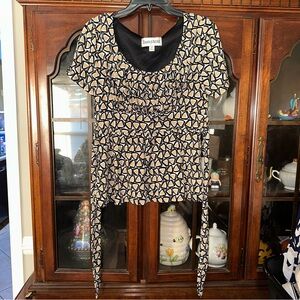 Petites Danny & Nicole Top Blouse Women Size 12 P